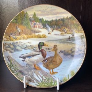 Bart Jerner 1986 “The Mallard” Collector Plate by Knowles China-Plate Only